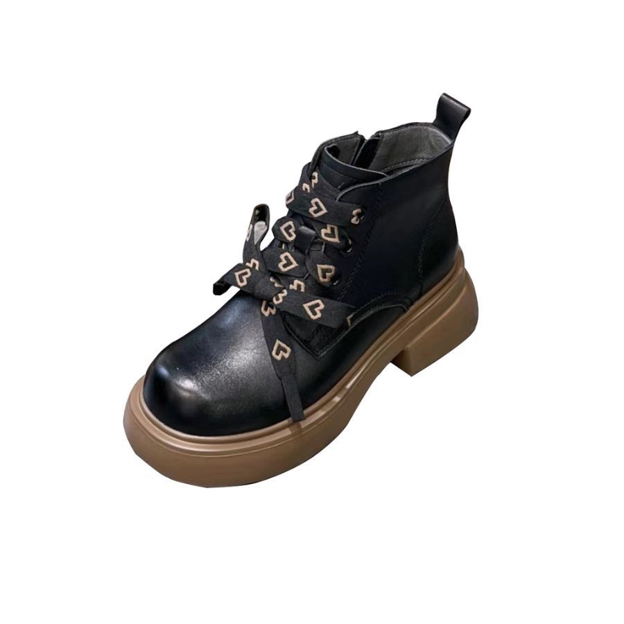 Giày Boots Nữ TGG 11370 Màu Trắng Da Pu Size 36