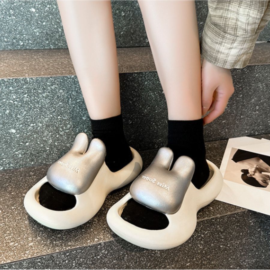 Dép Bệt Nữ TGG D010 Màu Hồng Da Mềm Size 36