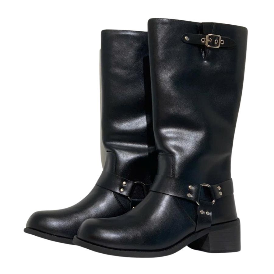 Giày Boots Nữ TGG SW8-802 Màu Trắng Da Mềm Size 36