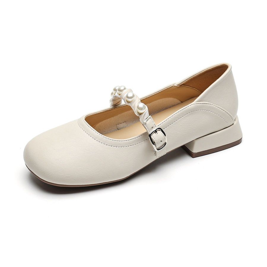 Giày Búp Bê Nữ TGG 601-6 Màu Nâu Da Mềm Size 38