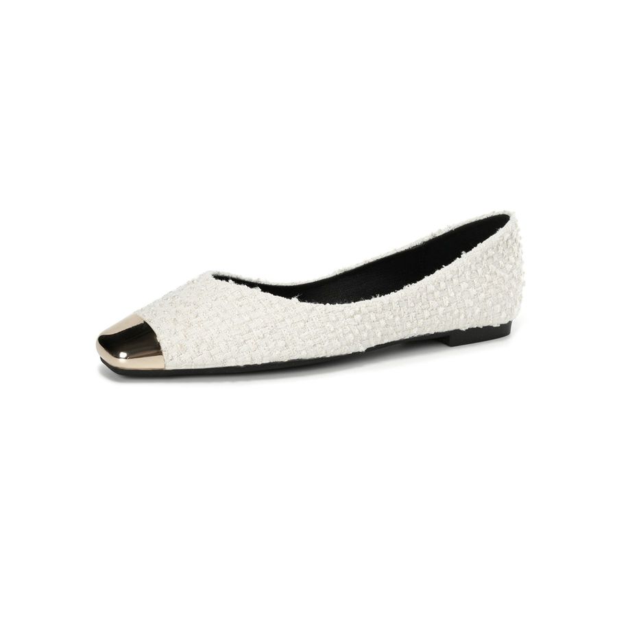 Giày Búp Bê Nữ TGG 3661 Màu Đen Da Mềm Size 37