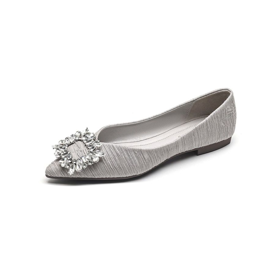 Giày Búp Bê Nữ TGG 889-1 Màu Đen Vải Viscose Size 36
