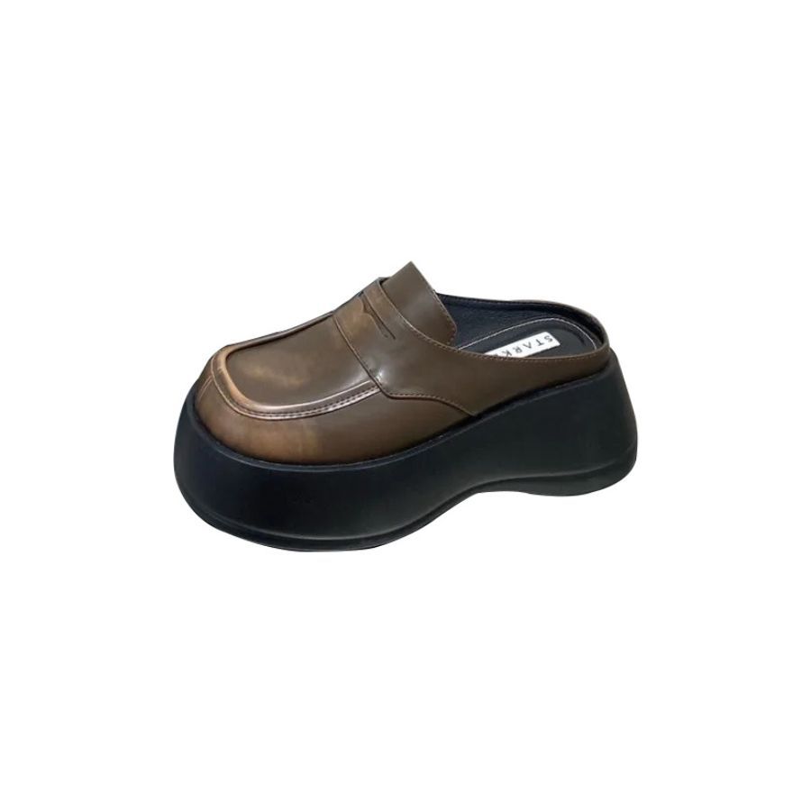 Giày Sục Nữ TGG SW8-810 Màu Đen Da Pu Size 37