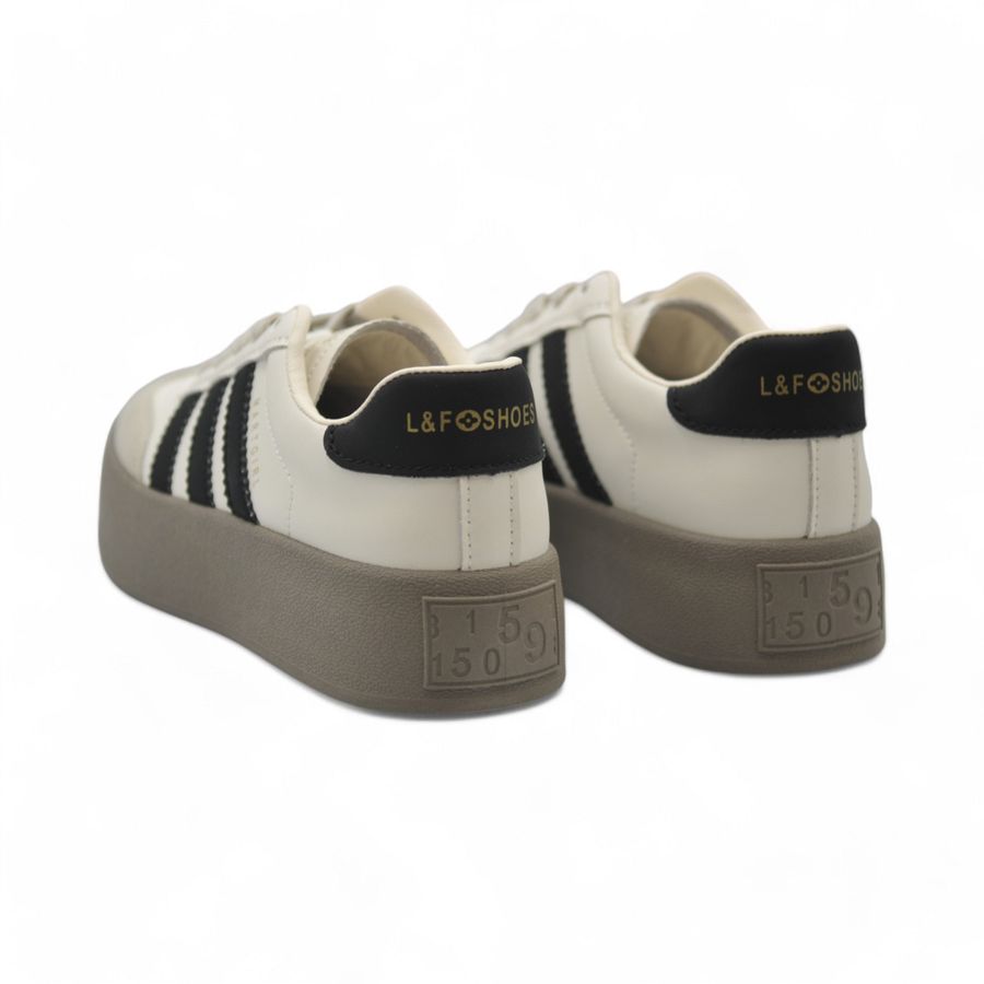 Giày thể thao nữ TGG D3302 Da Màu Trắng Size 35