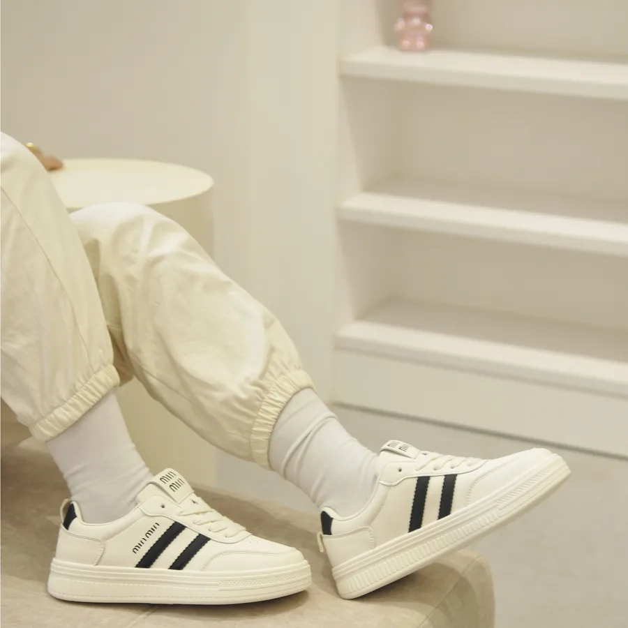 Giày thể thao nữ TGG MM20-106 Màu Trắng Đen Minmin Size 35