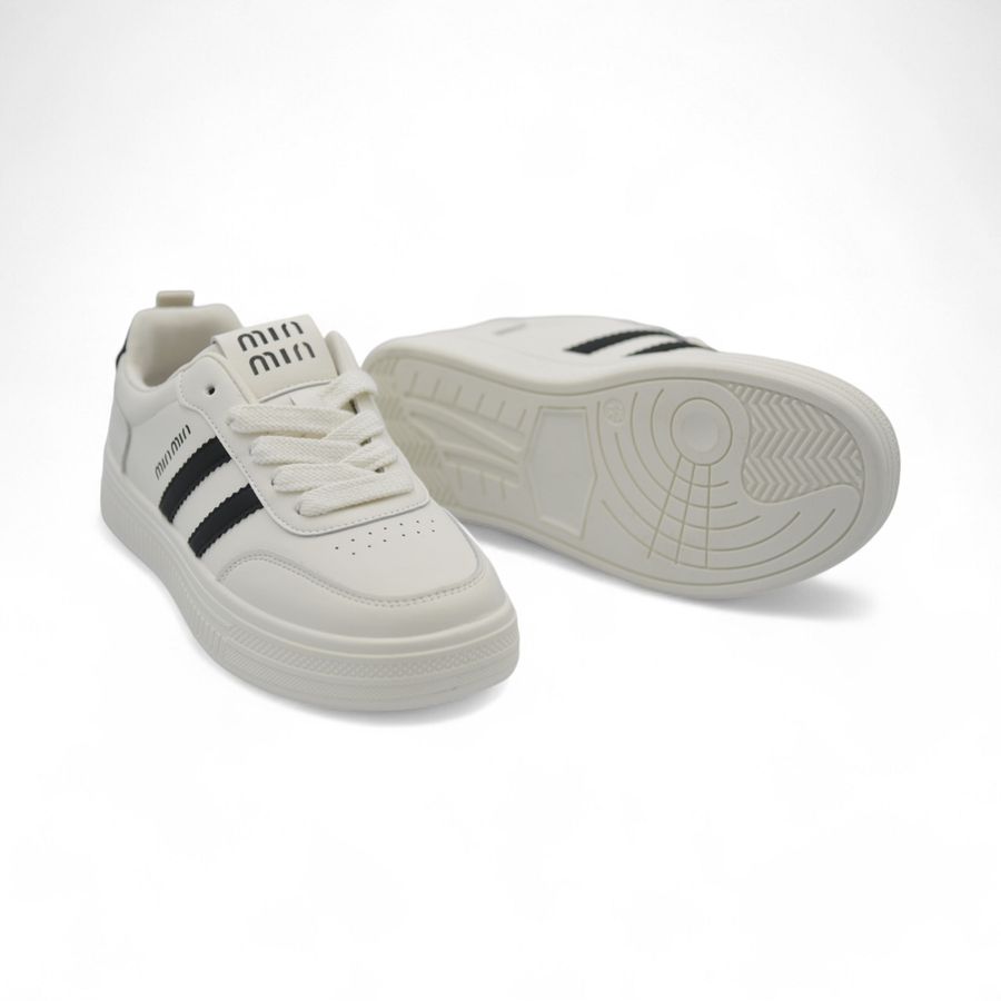 Giày thể thao nữ TGG MM20-106 Màu Trắng Đen Minmin Size 39