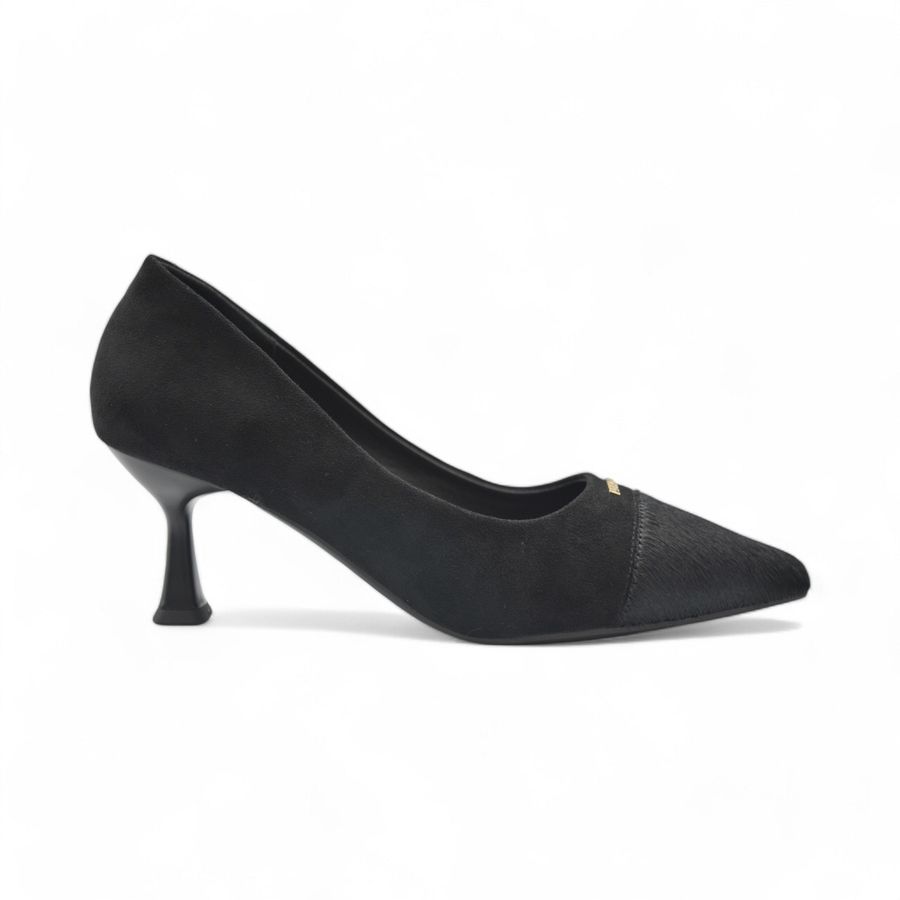 Giày Cao Gót TGG 5011 Màu Đen Da Lộn Size 36