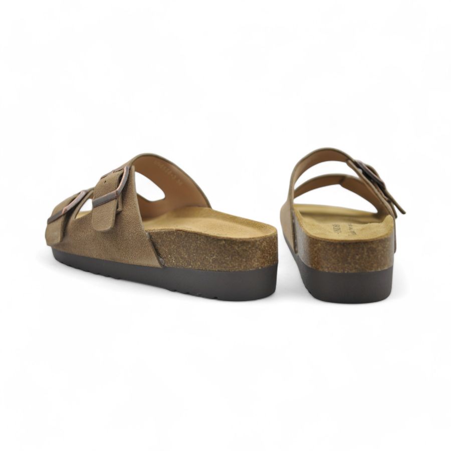 Dép Đế Trấu Nữ TGG UN6556-3 Màu Nâu Da Mềm Size 36