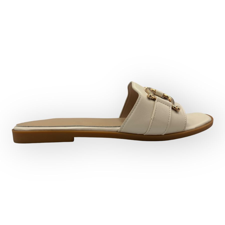 Dép Nữ TGG D1728 Màu Nude Da Trơn Size 39