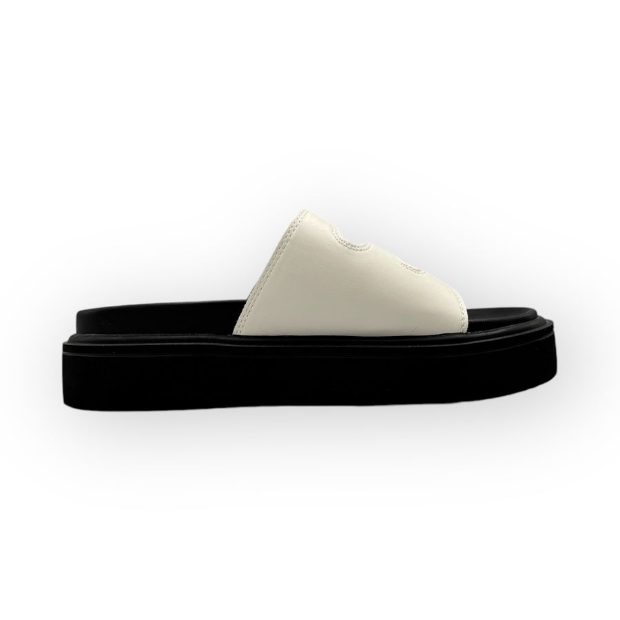 Dép Nữ TGG D1818-6 Màu Trắng Da Mềm Size 39