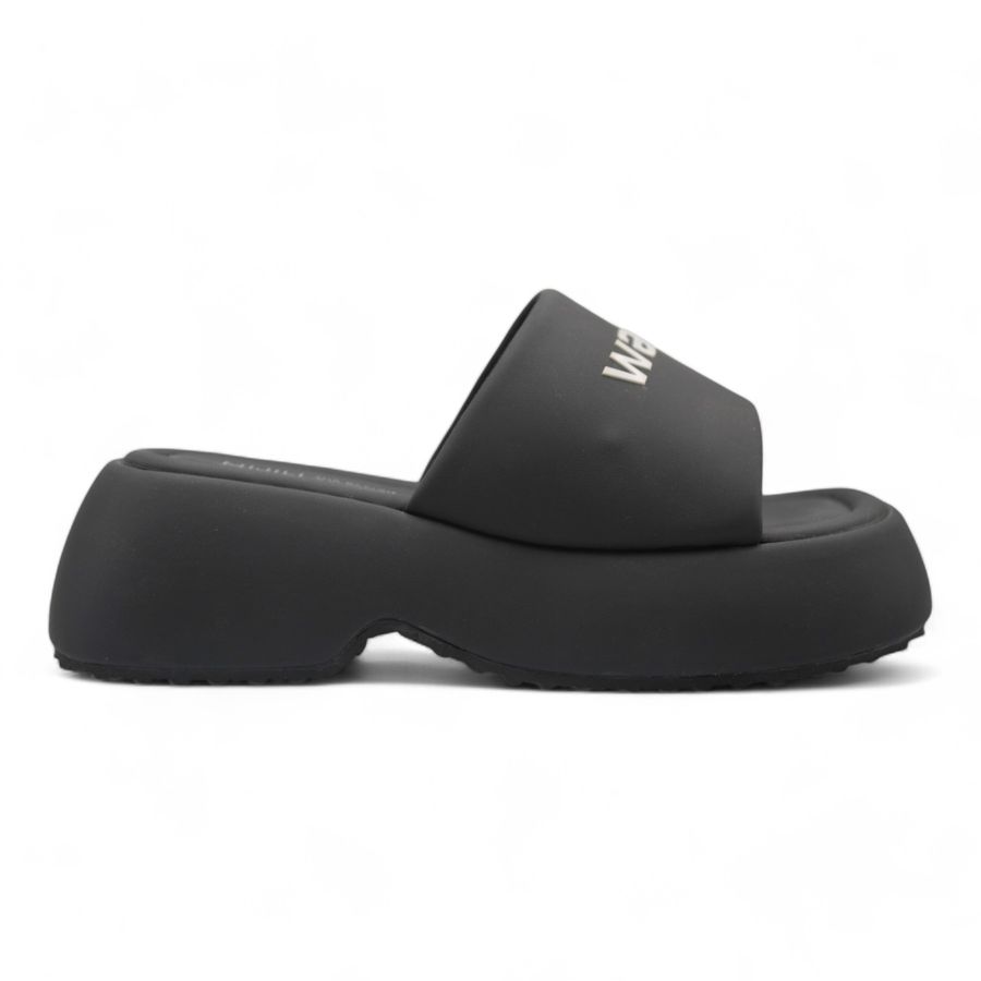 Dép Nữ TGG D378-3 Màu Đen Da Pu Size 37