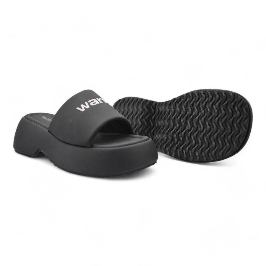 Dép Nữ TGG D378-3 Màu Đen Da Pu Size 37