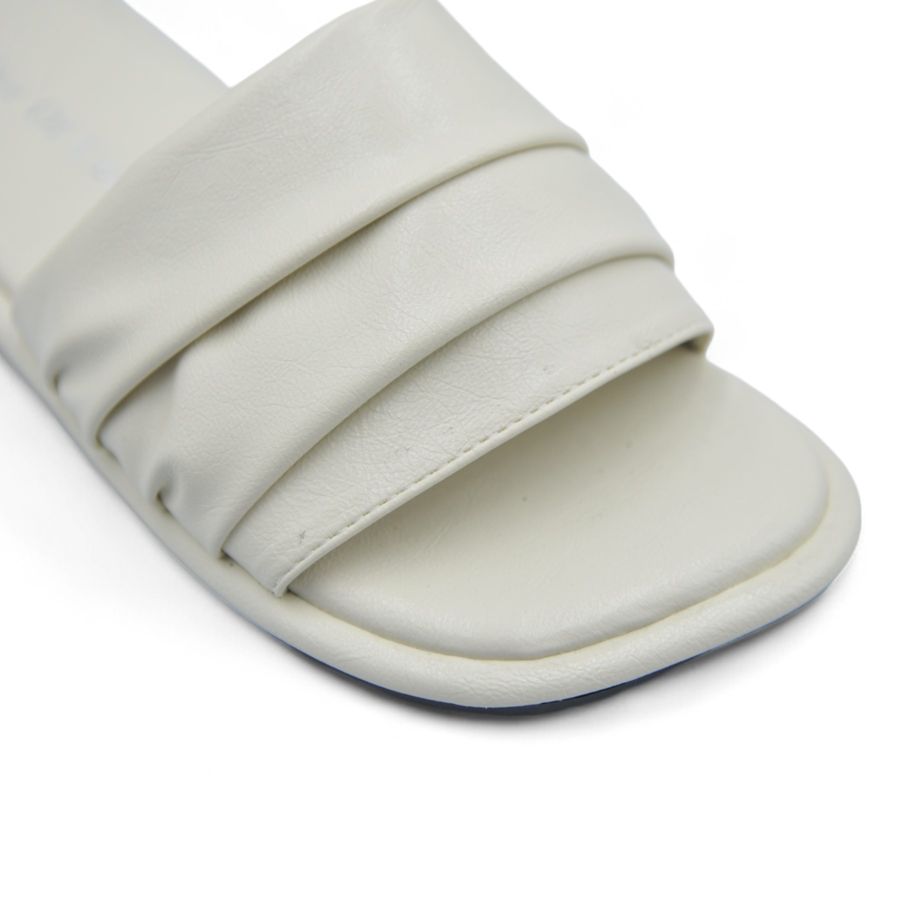 Dép Nữ TGG UN5030-2 Màu Trắng Da Mềm Size 36