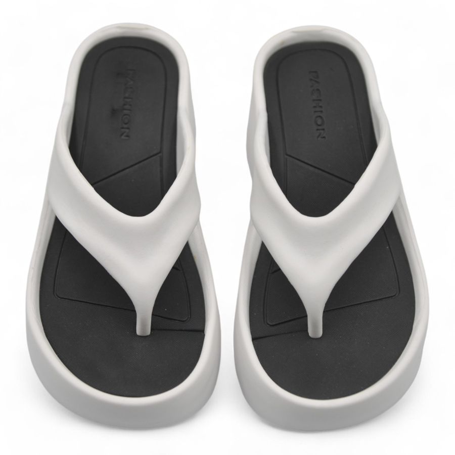 Dép Xỏ Ngón Nữ TGG G1017 Màu Trắng Da Mềm Size 35