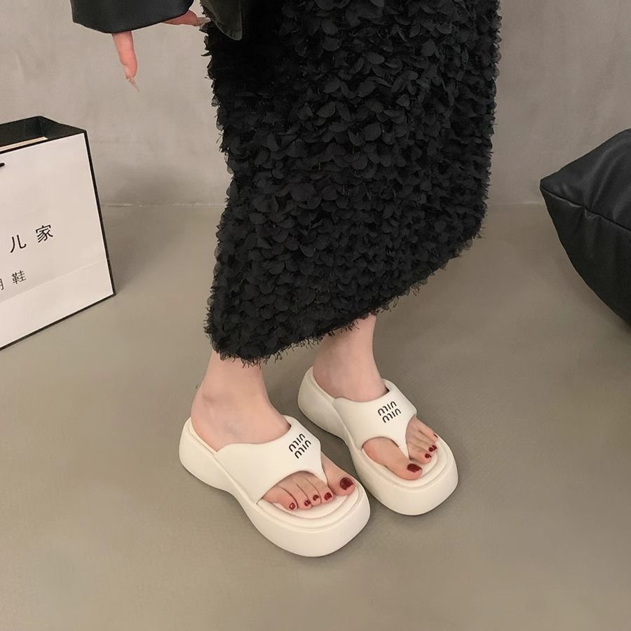 Dép Xỏ Ngón Nữ TGG R378-6 Màu Trắng Da Pu Size 36