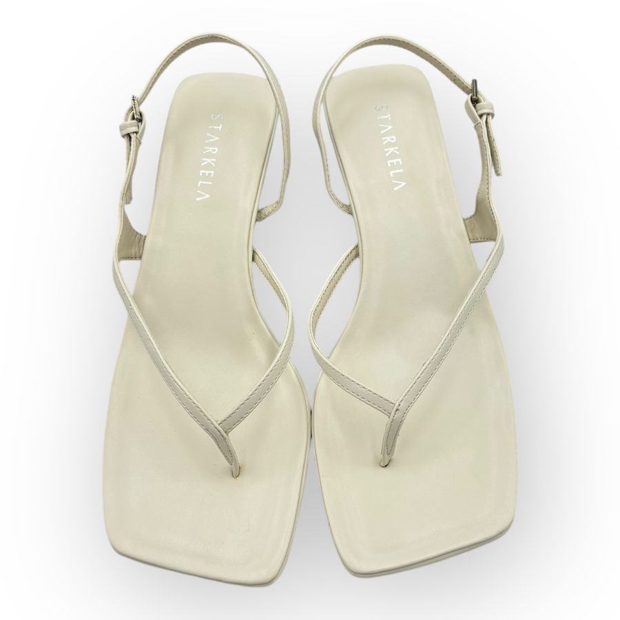 Dép Xỏ Ngón Nữ TGG ST21-16 Màu Trắng Da Mềm Size 37