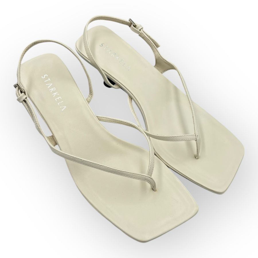 Dép Xỏ Ngón Nữ TGG ST21-16 Màu Trắng Da Mềm Size 37