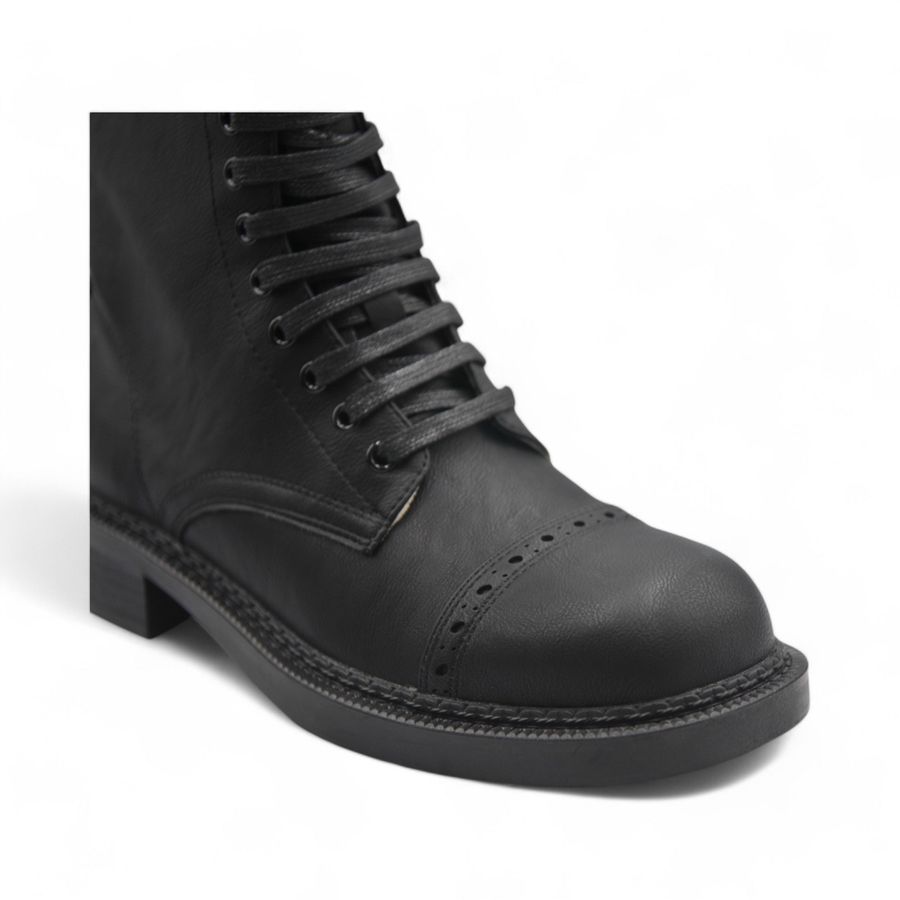 Giày Boots Nữ TGG SW6653 Màu Đen Da PU Size 36