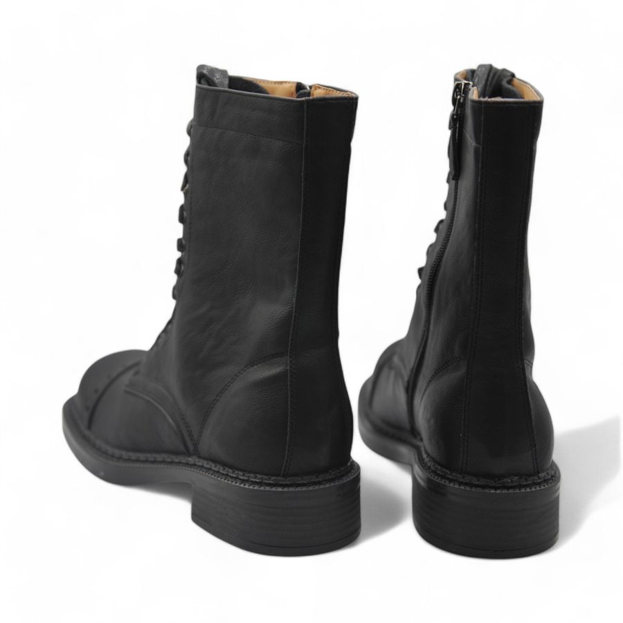 Giày Boots Nữ TGG SW6653 Màu Đen Da PU Size 36