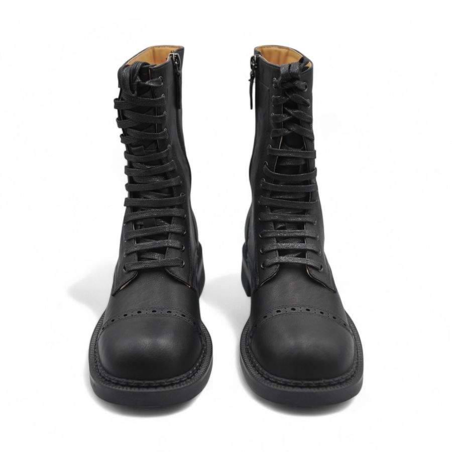 Giày Boots Nữ TGG SW6653 Màu Đen Da PU Size 36