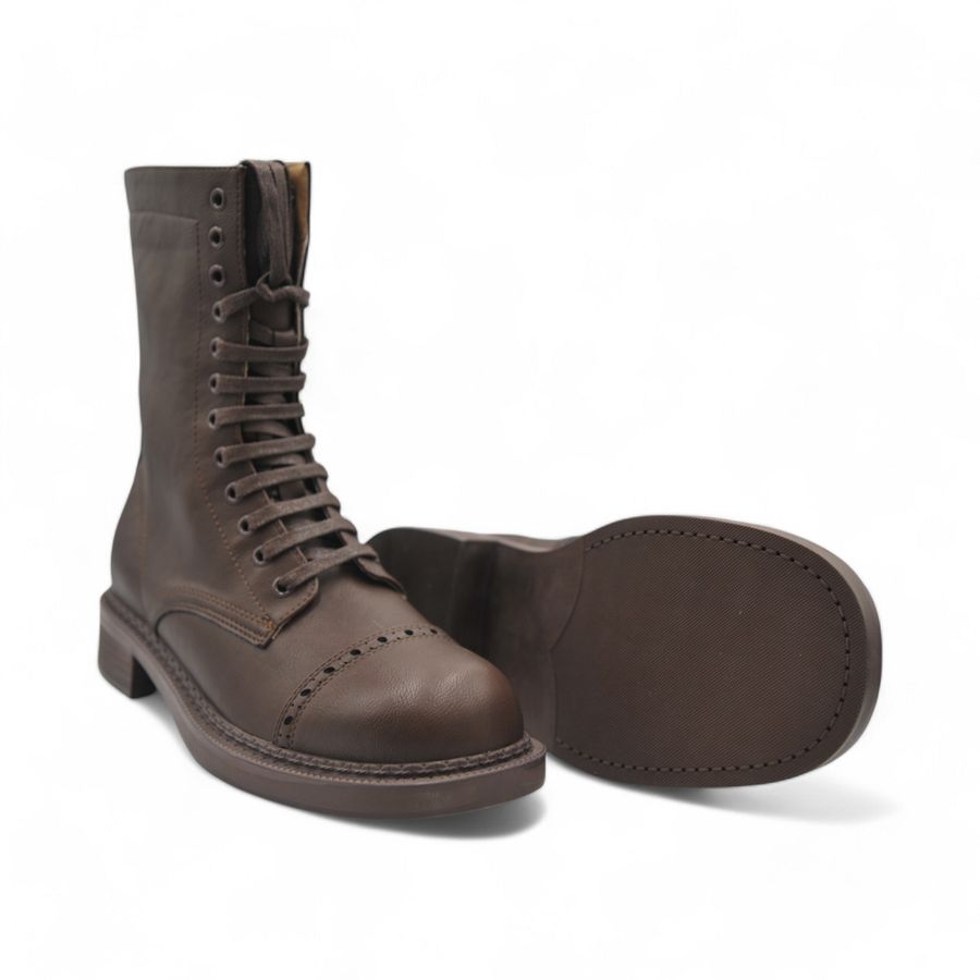 Giày Boots Nữ TGG SW6653 Màu Nâu Da PU Size 37