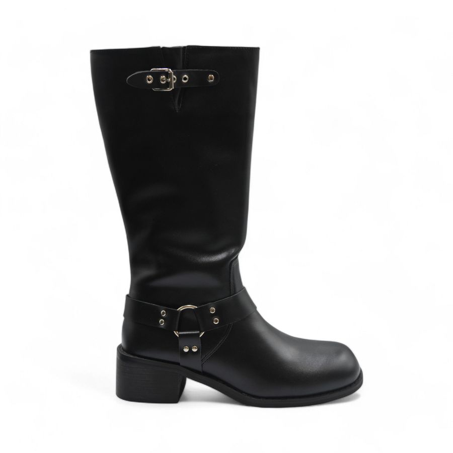 Giày Boots Nữ TGG SW8-802 Màu Đen Da Mềm Size 36
