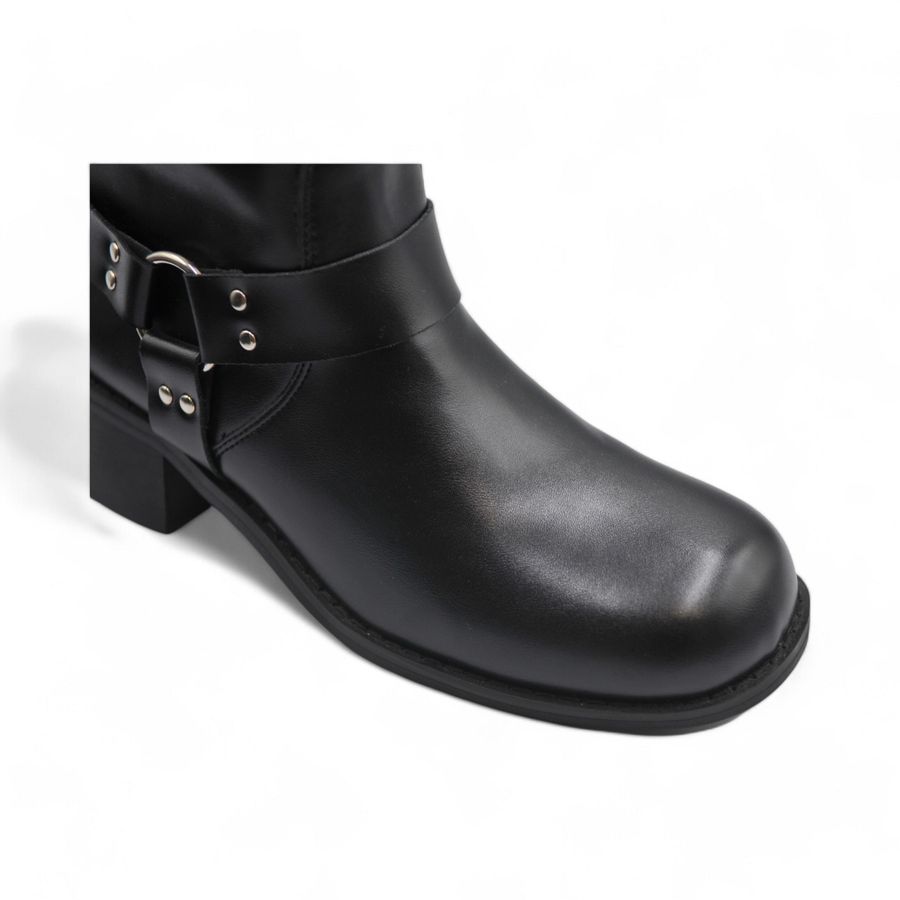 Giày Boots Nữ TGG SW8-802 Màu Đen Da Mềm Size 36
