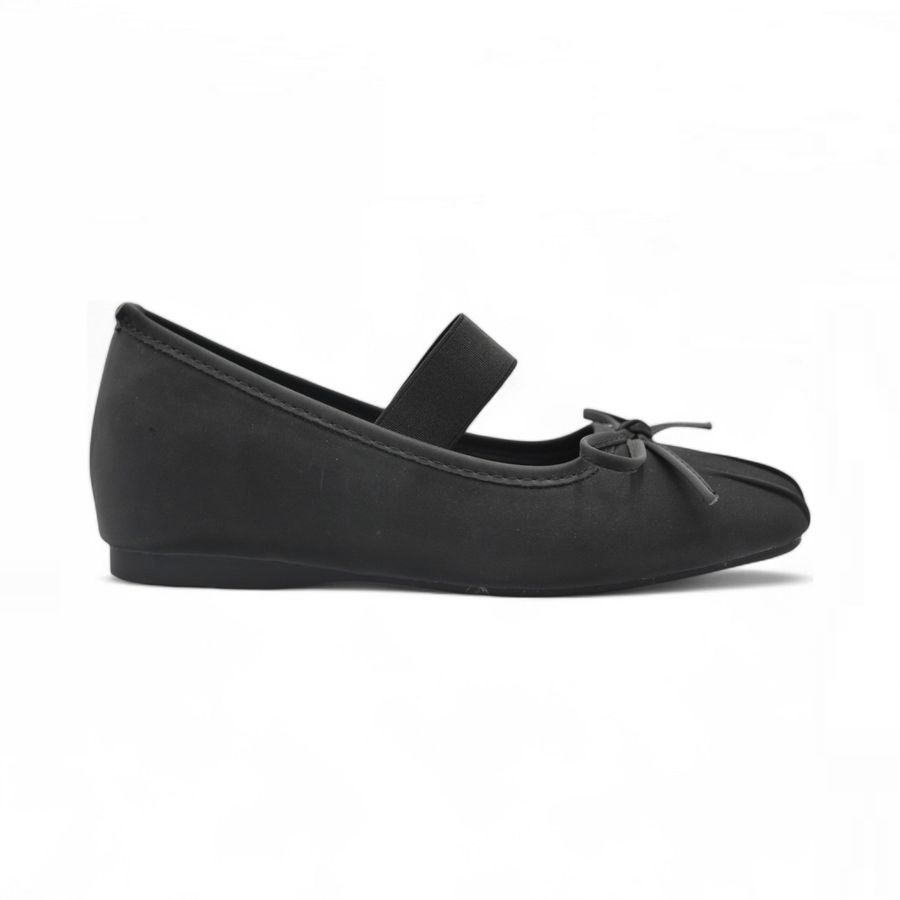 Giày Búp Bê Nữ TGG 319-3 Màu Đen Da Pu Size 38