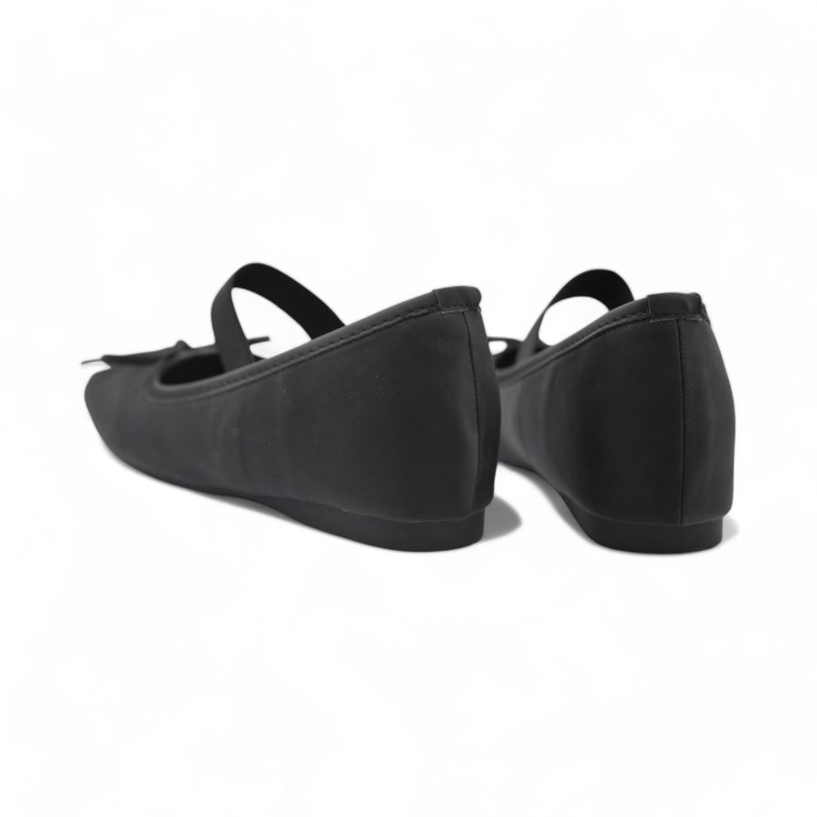 Giày Búp Bê Nữ TGG 319-3 Màu Đen Da Pu Size 38