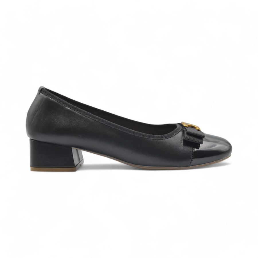Giày Búp Bê Nữ TGG 616-763 Da Lì Màu Đen Size 37
