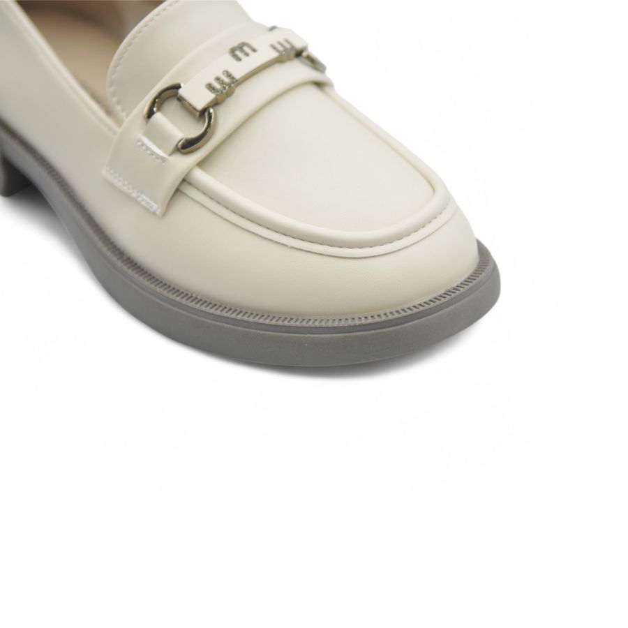 Giày Búp Bê Nữ TGG 9618 Da Lì Màu Be Size 35