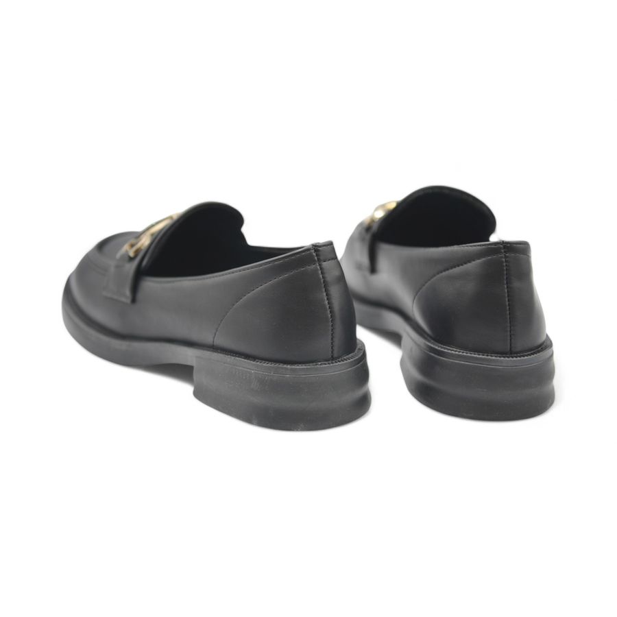 Giày Búp Bê Nữ TGG 9618 Da Lì Màu Đen Size 35