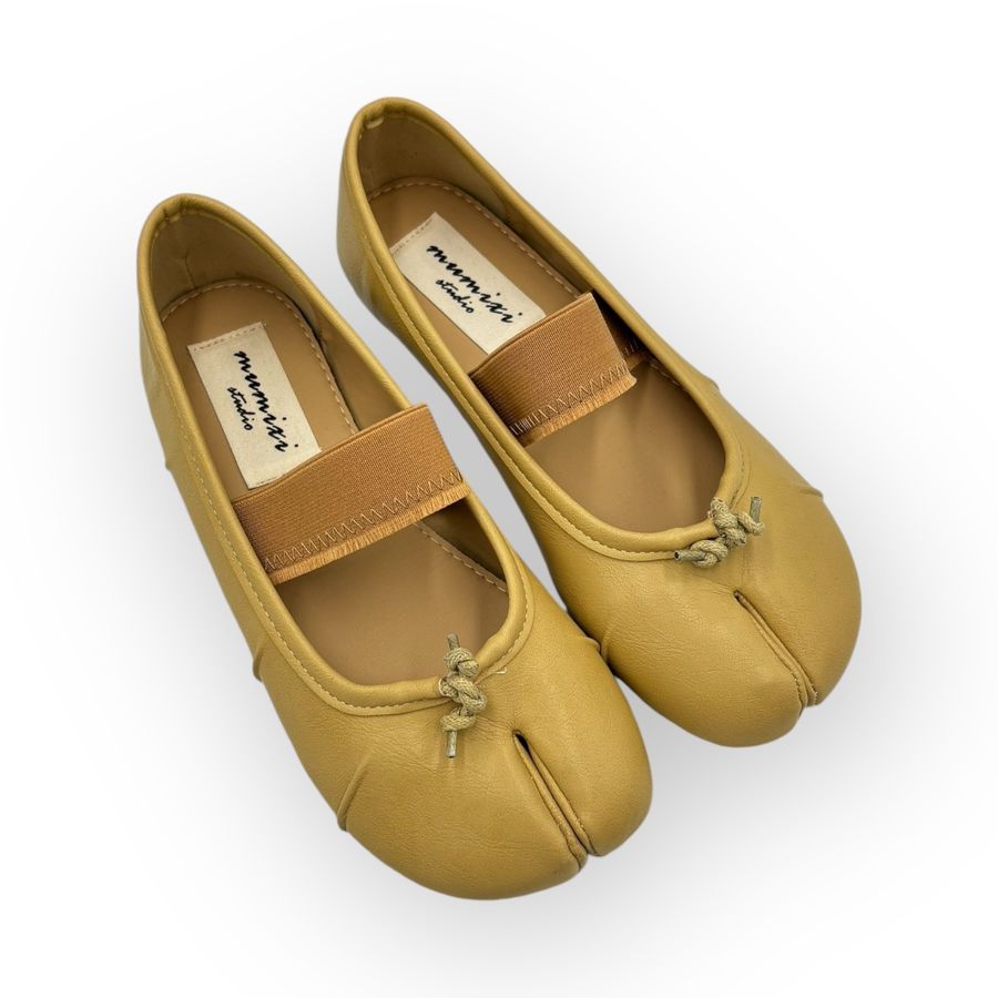 Giày Búp Bê Nữ TGG D5928-1 Màu Cà Phê Da Mềm Size 36