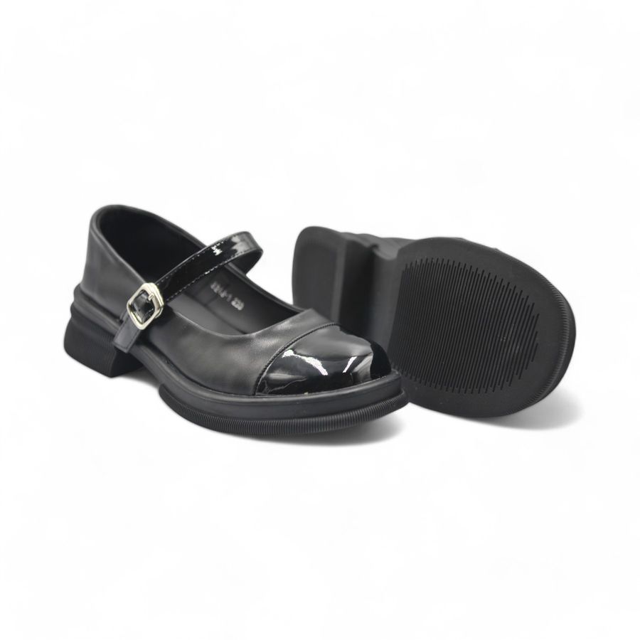 Giày Búp Bê Nữ TGG J248-1 Da Lì Màu Đen Size 37