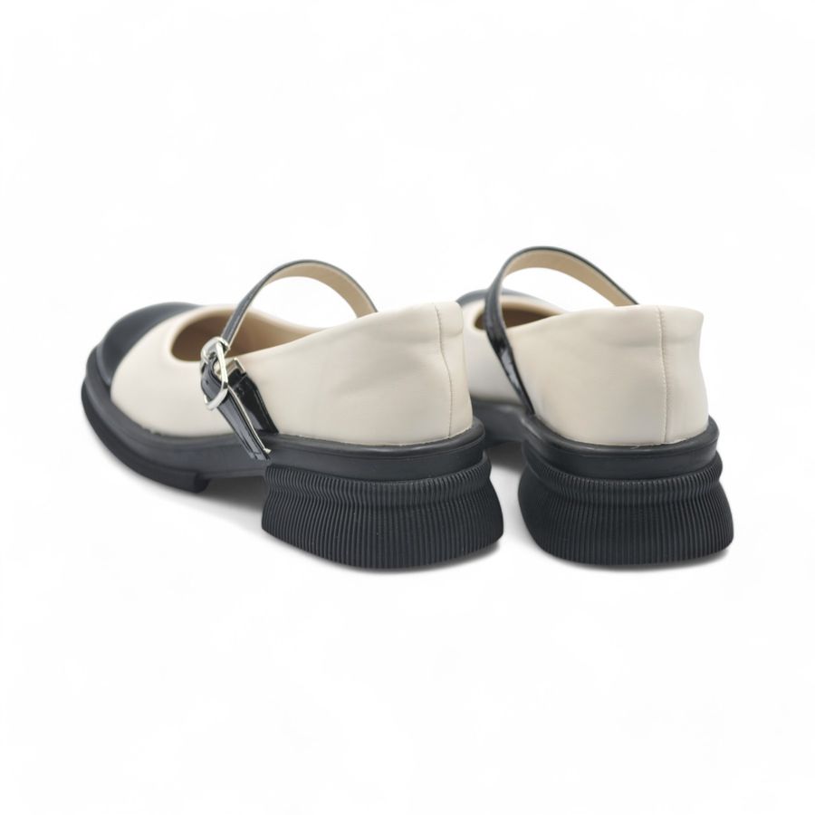 Giày Búp Bê Nữ TGG J248-1 Da Lì Màu Trắng Size 37