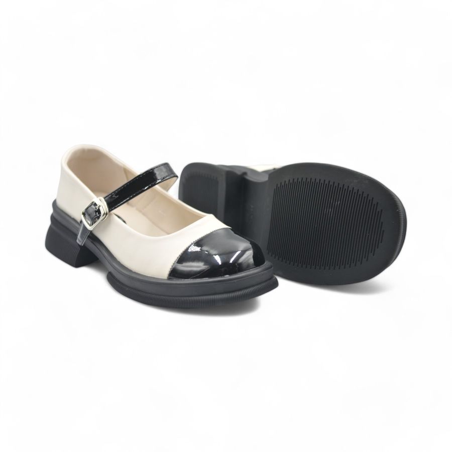 Giày Búp Bê Nữ TGG J248-1 Da Lì Màu Trắng Size 37