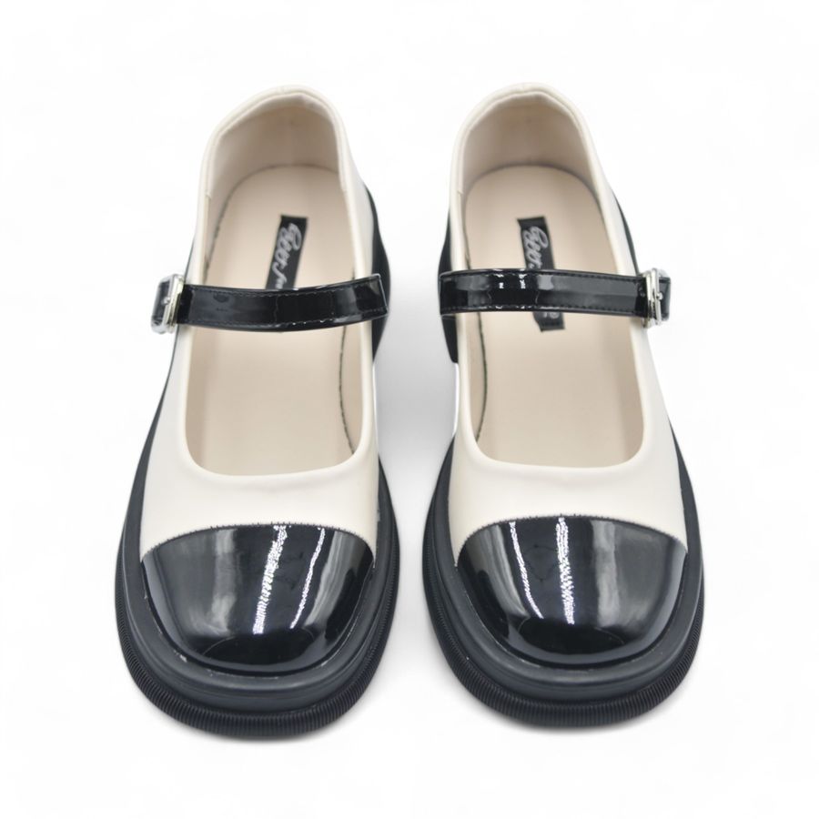 Giày Búp Bê Nữ TGG J248-1 Da Lì Màu Trắng Size 37