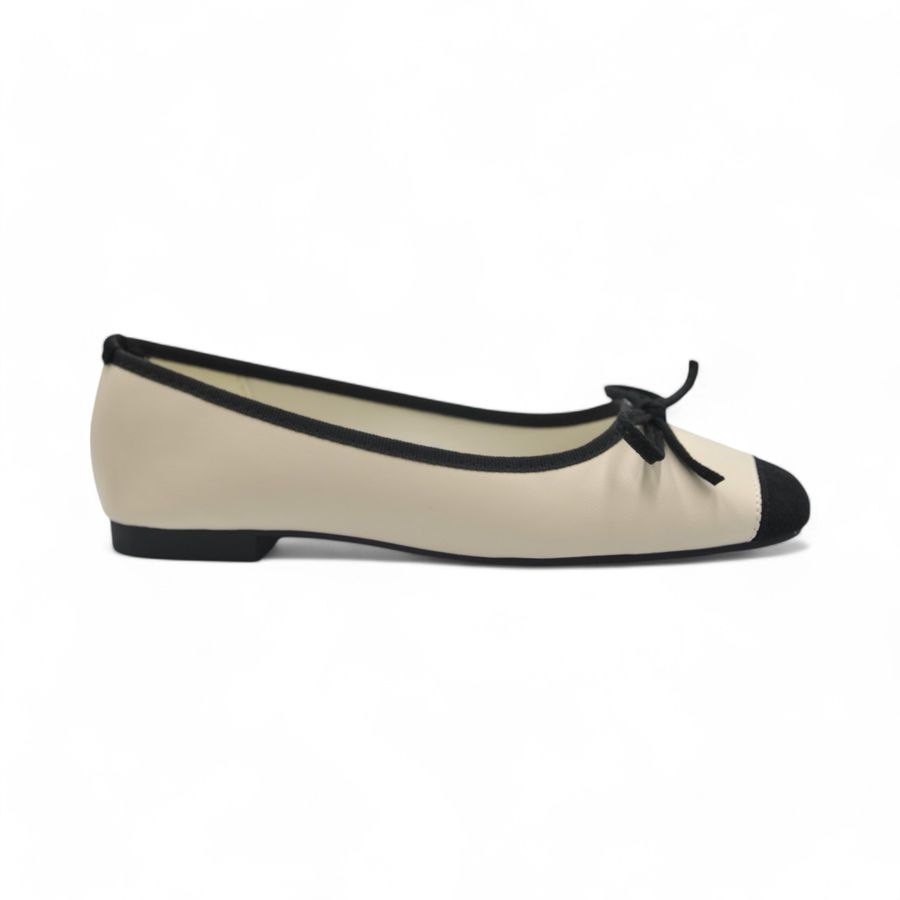 Giày Búp Bê Nữ TGG JM588-1 Màu Be Size 35