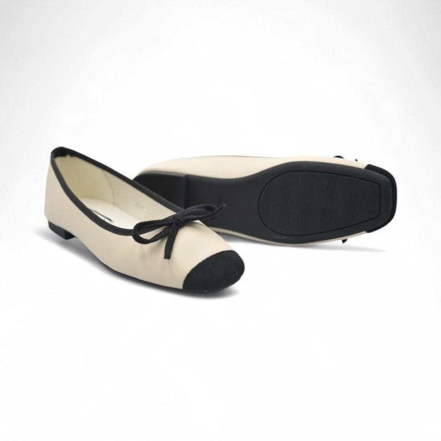 Giày Búp Bê Nữ TGG JM588-1 Màu Be Size 36