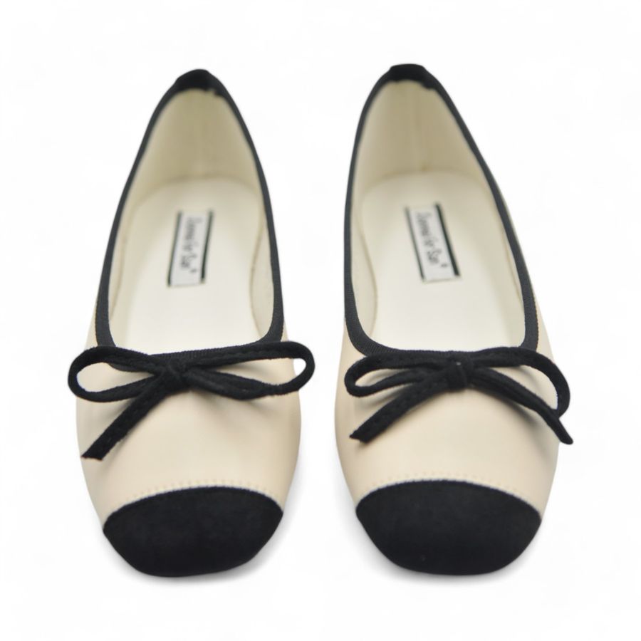 Giày Búp Bê Nữ TGG JM588-1 Màu Be Size 36