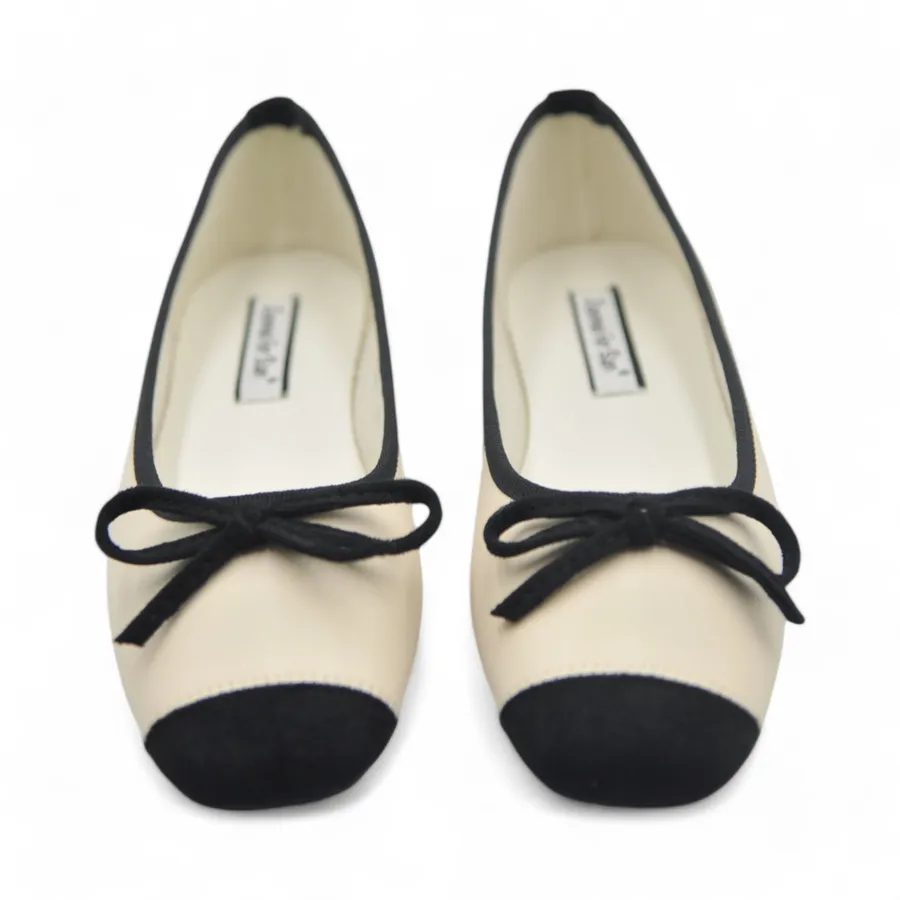Giày Búp Bê Nữ TGG JM588-1 Màu Be Size 39