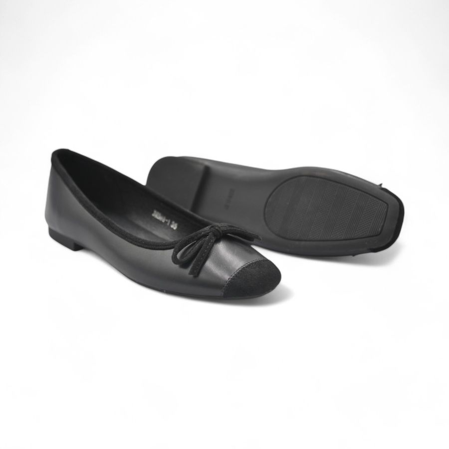 Giày Búp Bê Nữ TGG JM588-1 Màu Đen Size 35