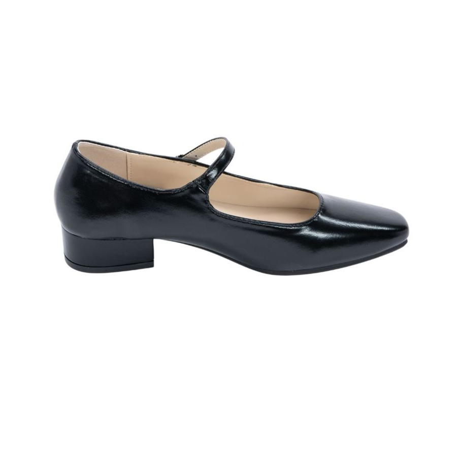 Giày Búp Bê Nữ TGG UN5995-1 Màu Đen Da Trơn Size 39
