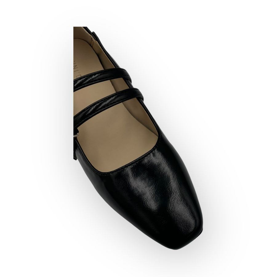Giày Búp Bê Nữ TGG UN5995-2 Màu Đen Da Mềm Size 37
