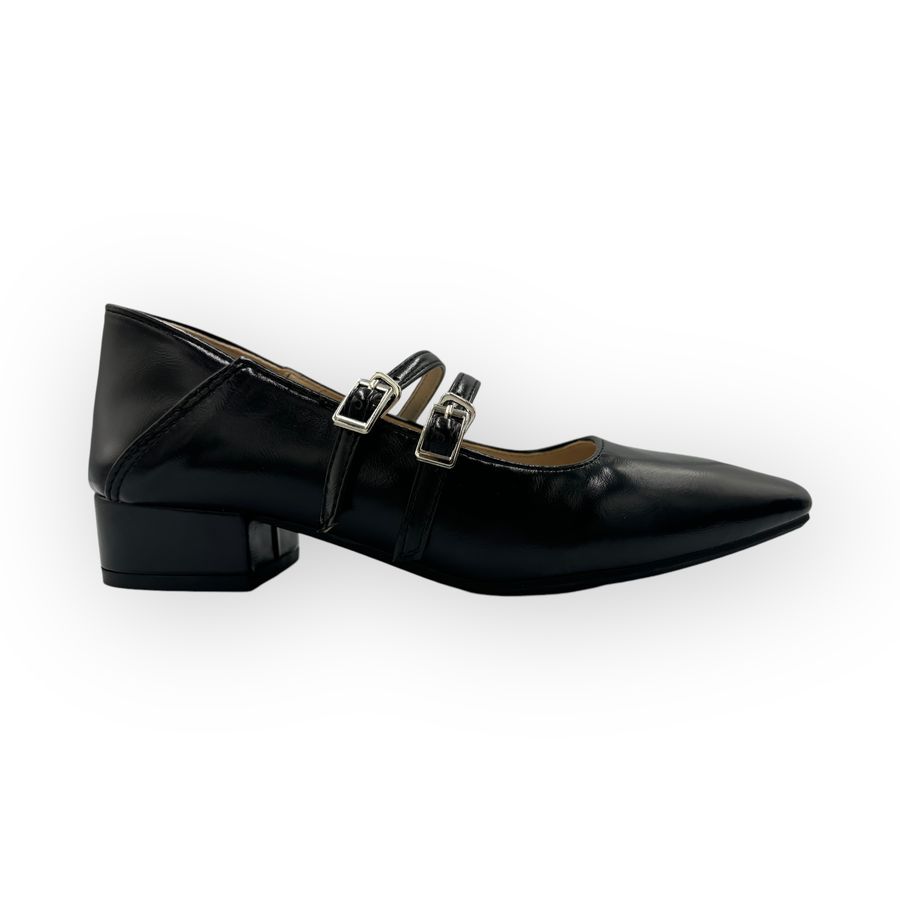 Giày Búp Bê Nữ TGG UN5995-2 Màu Đen Da Mềm Size 37