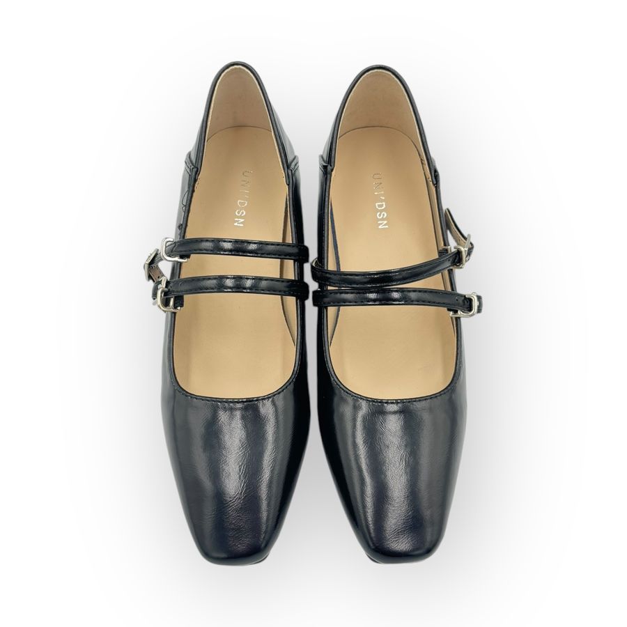 Giày Búp Bê Nữ TGG UN5995-2 Màu Đen Da Mềm Size 37