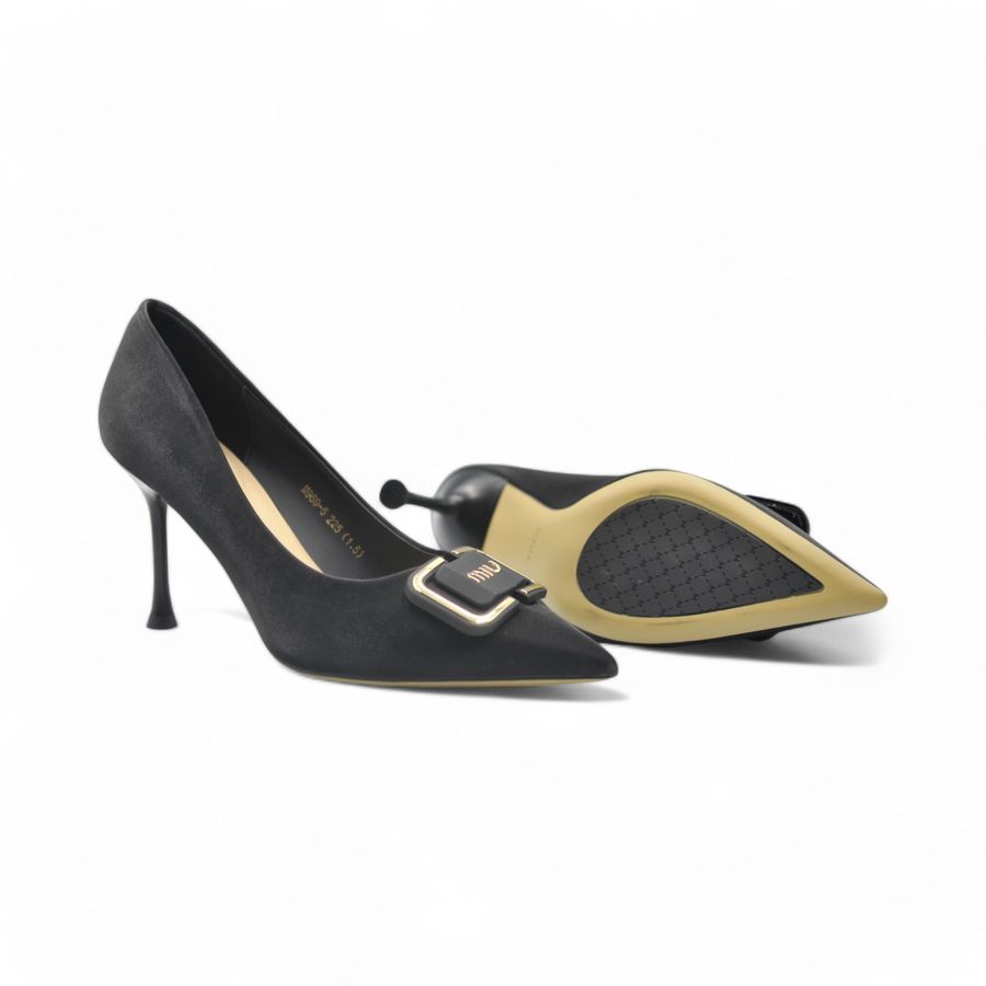 Giày Cao Gót Nữ TGG 969-5 Màu Đen Size 37