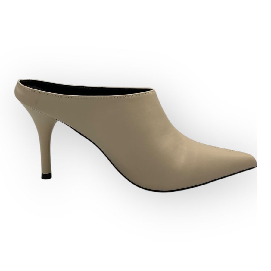 Giày Cao Gót Nữ TGG JBS1836 Màu Kaki Da Mềm Size 39