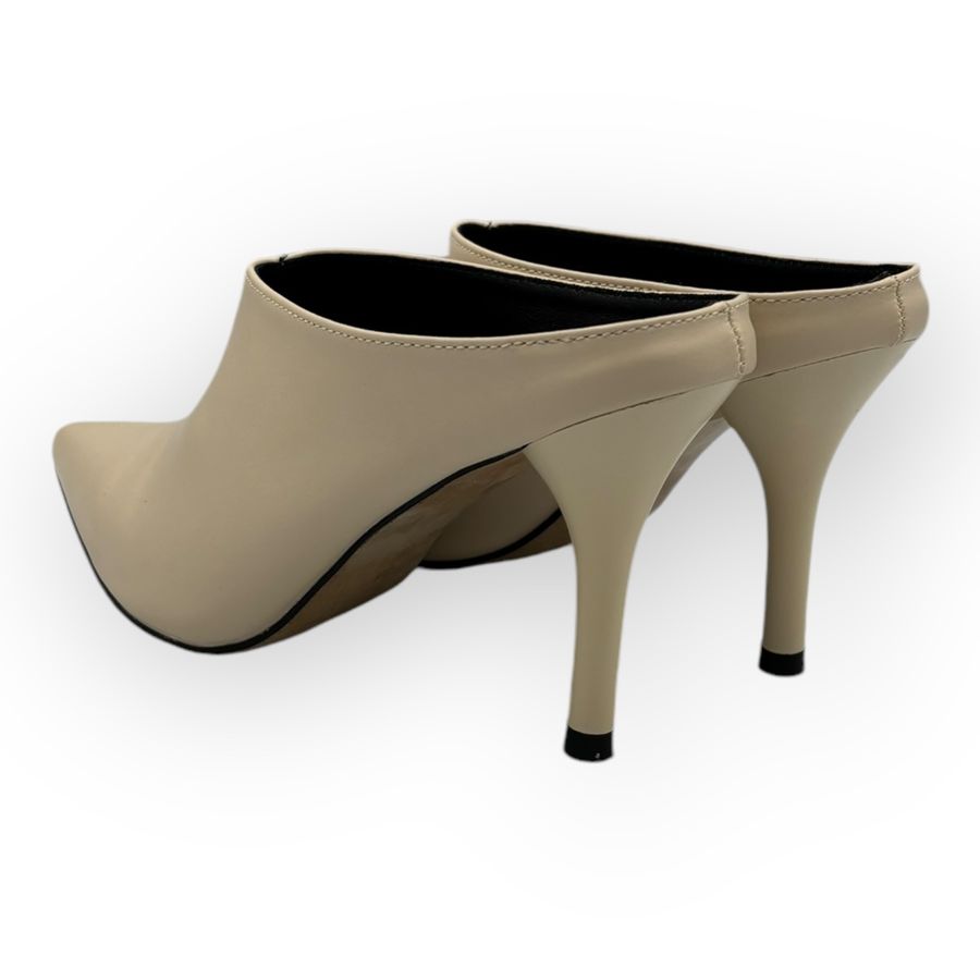 Giày Cao Gót Nữ TGG JBS1836 Màu Kaki Da Mềm Size 39