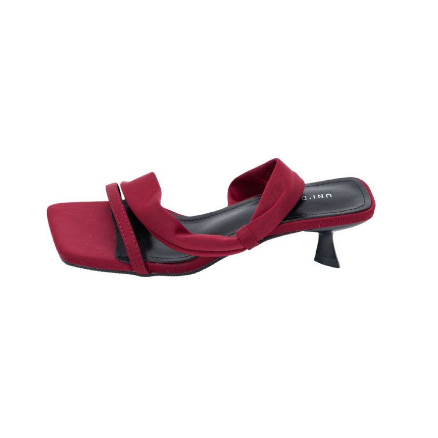 Giày Cao Gót Nữ TGG UN6022-2 Màu Đỏ Da Mềm Size 36